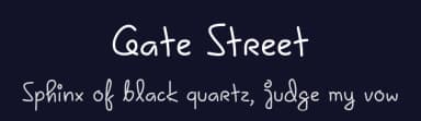 Gate Street by Studio 14 — Script Handwritten Font — thumbnail 2