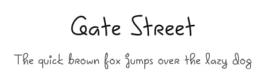 Gate Street by Studio 14 — Script Handwritten Font — thumbnail 1