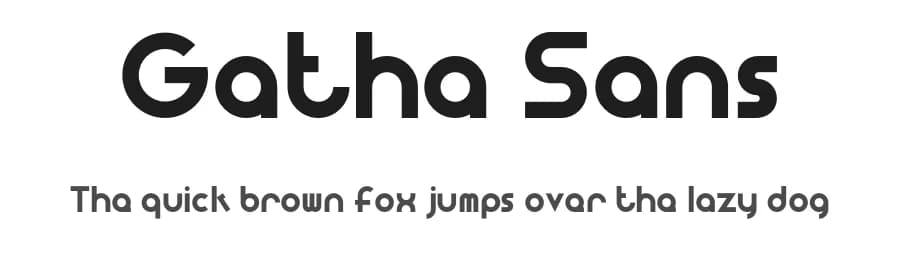 Gatha Sans by Khaiuns — Sans Serif Font