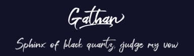 Gathan by Khurasan — Script Handwritten Font — thumbnail 2