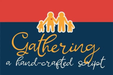 Gathering Font by Illustration Ink — Script Handwritten Font — thumbnail 1