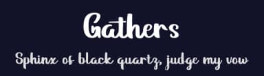 Gathers by twinletter — Script Handwritten Font — thumbnail 2