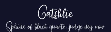 Gatshlie by Riki — Script Handwritten Font — thumbnail 2