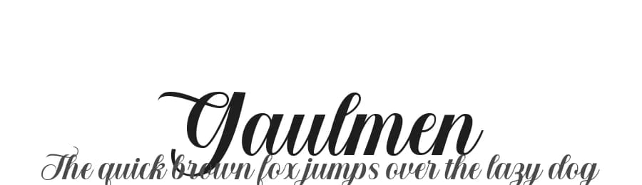 Gaulmen by Supotype Studio — Script Handwritten Font