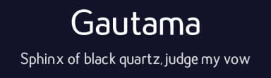 Gautama by Type Sailor — Sans Serif Font — thumbnail 2