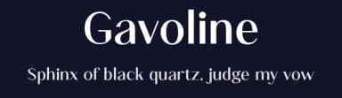 Gavoline by Font Kingdom — Sans Serif Font — thumbnail 2