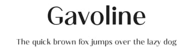Gavoline by Font Kingdom — Sans Serif Font — thumbnail 1