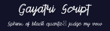 Gayatri Script by DawnCreative.id — Script Handwritten Font — thumbnail 2
