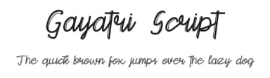 Gayatri Script by DawnCreative.id — Script Handwritten Font — thumbnail 1
