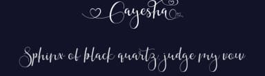 Gayesha by PutraCetol Studio — Script Handwritten Font — thumbnail 2
