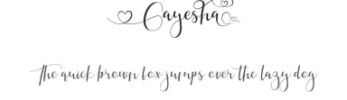 Gayesha by PutraCetol Studio — Script Handwritten Font — thumbnail 1