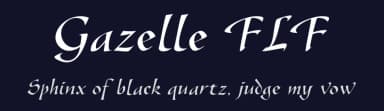 Gazelle FLF by Casady & Greene — Script Handwritten Font — thumbnail 2