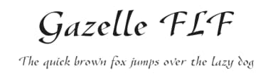 Gazelle FLF by Casady & Greene — Script Handwritten Font — thumbnail 1