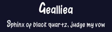 Gealliea by Eight template Studio — Script Handwritten Font — thumbnail 2