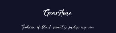 Gearstone by Kong Font — Script Handwritten Font — thumbnail 2