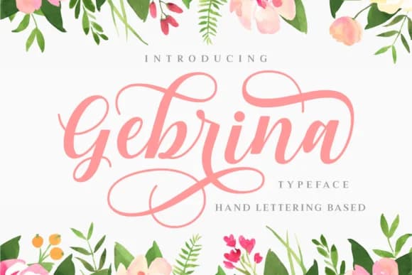 Gebrina Font by Keithzo (7NTypes) — Script Handwritten Font