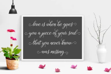 Gebrina Script Font by Megatype — Script Handwritten Font — thumbnail 5