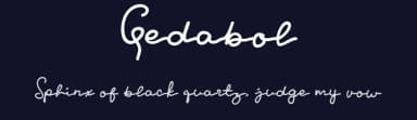 Gedabol by Mozyen Studio — Script Handwritten Font — thumbnail 2