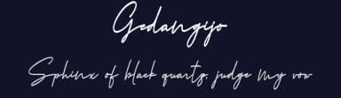 Gedangijo by Tutusee Studio — Script Handwritten Font — thumbnail 2