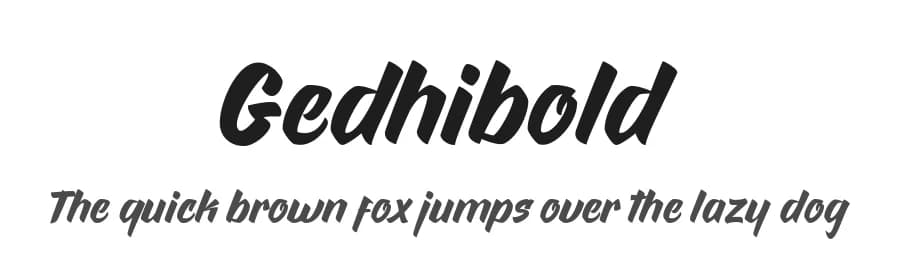 Gedhibold by Sesa Grafika — Script Handwritten Font