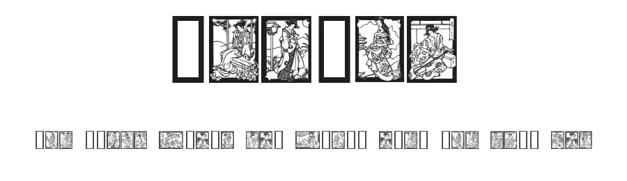 Geisha by House of Lime — Dingbats Font