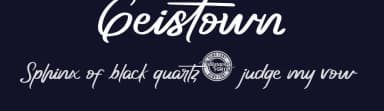 Geistown by Calligraphy Fonts — Script Handwritten Font — thumbnail 2
