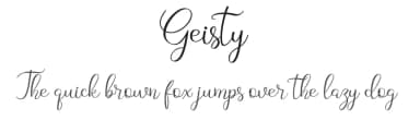Geisty by RaffaSyad Studio — Script Handwritten Font — thumbnail 1