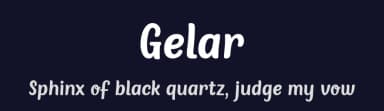 Gelar by 7NTypes — Script Handwritten Font — thumbnail 2
