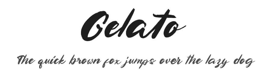 Gelato by Alpaprana Studio — Script Handwritten Font