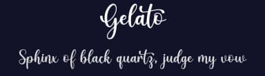Gelato by Graphix Line Studio — Script Handwritten Font — thumbnail 2