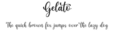 Gelato by Graphix Line Studio — Script Handwritten Font — thumbnail 1