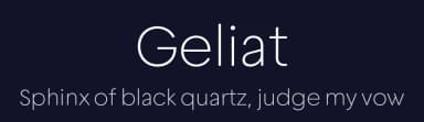 Geliat by Wahyu & Sani Co. — Sans Serif Font — thumbnail 2