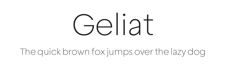 Geliat by Wahyu & Sani Co. — Sans Serif Font
