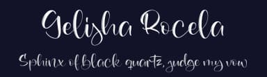 Gelisha Rocela by Perspectype Studio - Letterena.com — Script Handwritten Font — thumbnail 2