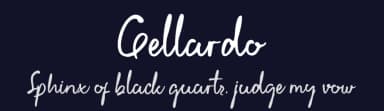 Gellardo by Glyphstyle — Script Handwritten Font — thumbnail 2