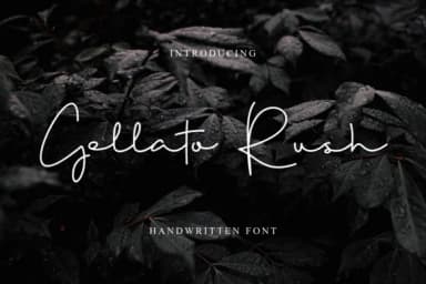 Gellato Rush Font by MENK Studio — Script Handwritten Font — thumbnail 1