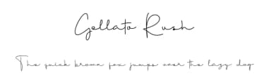 Gellato Rush by Menk Type — Script Handwritten Font — thumbnail 1