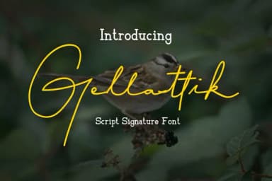 Gellattik Font by anomali.bisu — Script Handwritten Font — thumbnail 1