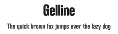 Gelline by BrandSemut — Sans Serif Font — thumbnail 1