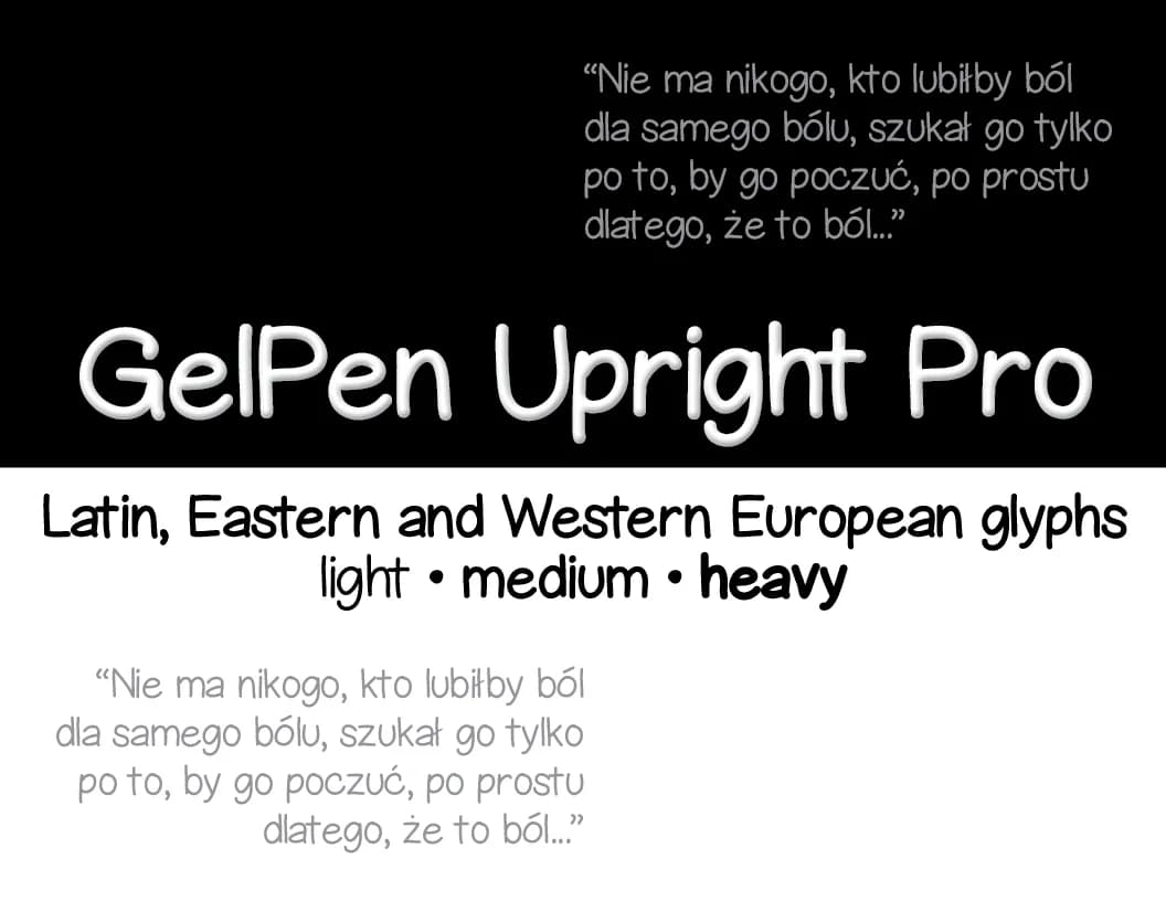 GelPen Upright Pro Font by Sharasfonts — Script Handwritten Font