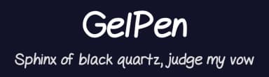 GelPen by Shara Weber — Script Handwritten Font — thumbnail 2