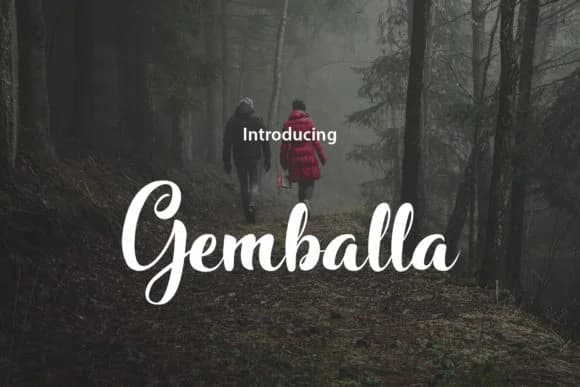 Gemballa Font by da_only_aan — Script Handwritten Font