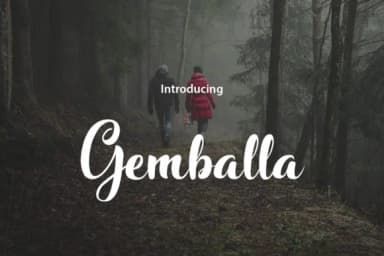 Gemballa Font by da_only_aan — Script Handwritten Font — thumbnail 1