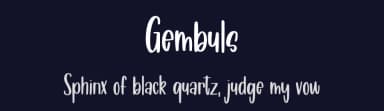 Gembuls by Abo Daniel Studio — Script Handwritten Font — thumbnail 2