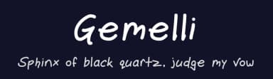 Gemelli by Jason Pagura — Script Handwritten Font — thumbnail 2