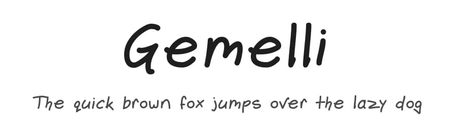 Gemelli by Jason Pagura — Script Handwritten Font