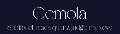Gemola by HansCo — Serif Font — thumbnail 2