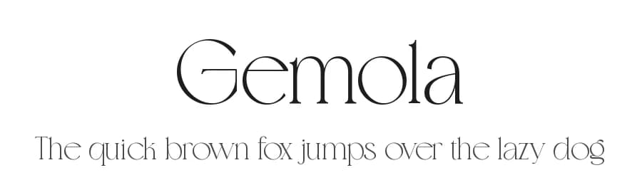 Gemola by HansCo — Serif Font