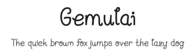 Gemulai by Tokopress — Script Handwritten Font — thumbnail 1