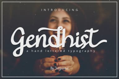 Gendhist Font by josgandos — Script Handwritten Font — thumbnail 1